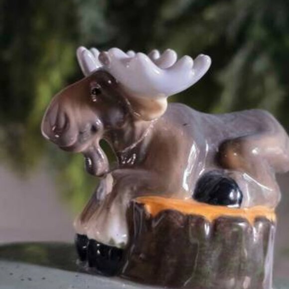 Big Sky Carvers Phyllis Driscoll Mountain Mooses Tree Canister Set Bearfoots